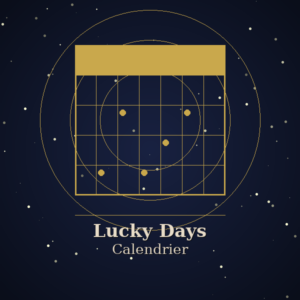 Lucky Days MHI AstraHolys — calendrier personnalisé 365 jours de chance